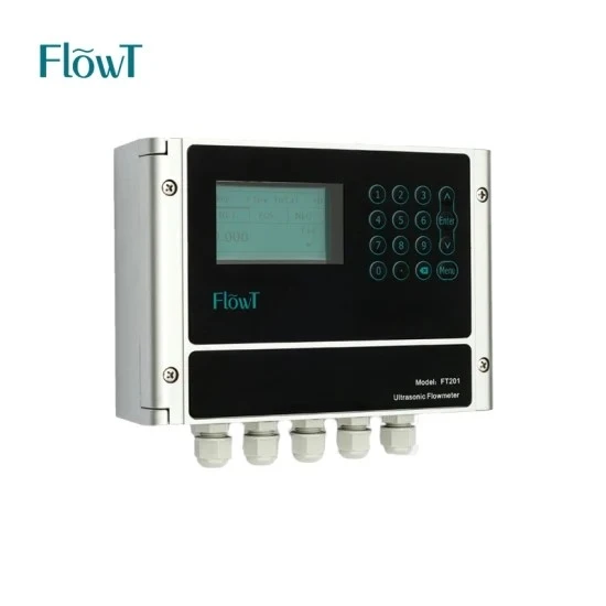 CE LCD Display Water Flowmeter Liquid Ultrasonic Water