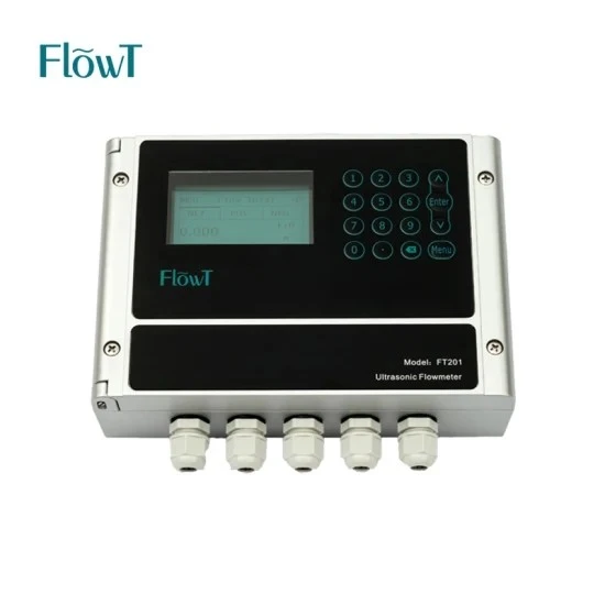 CE LCD Display Water Flowmeter Liquid Ultrasonic Water